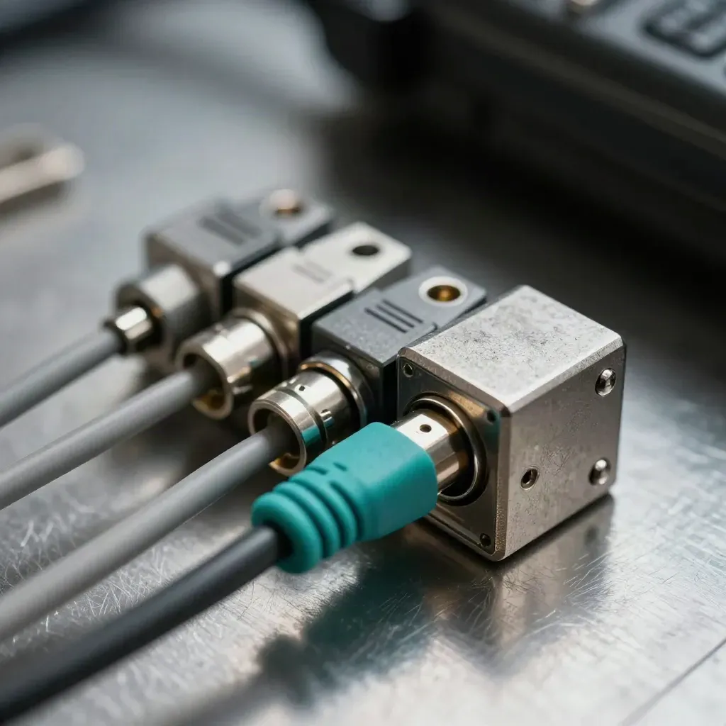 Dispatch radio cradle with connectors, cable ties, and routing pegs on brushed steel
